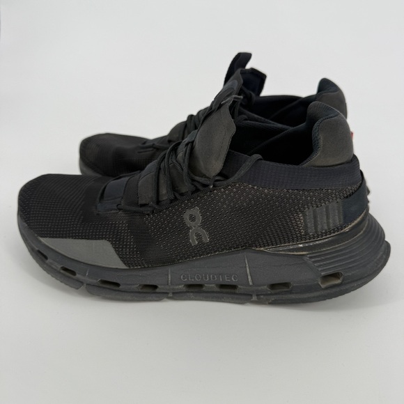 On Running Cloud Nova Black Running Shoes Size 10.5 - Picture 3 of 7